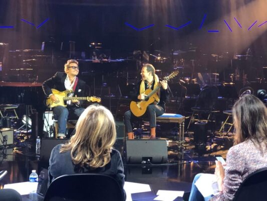 Théaomai présent aux répétitions du Grand échiquier