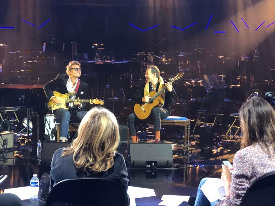 Théaomai présent aux répétitions du Grand échiquier